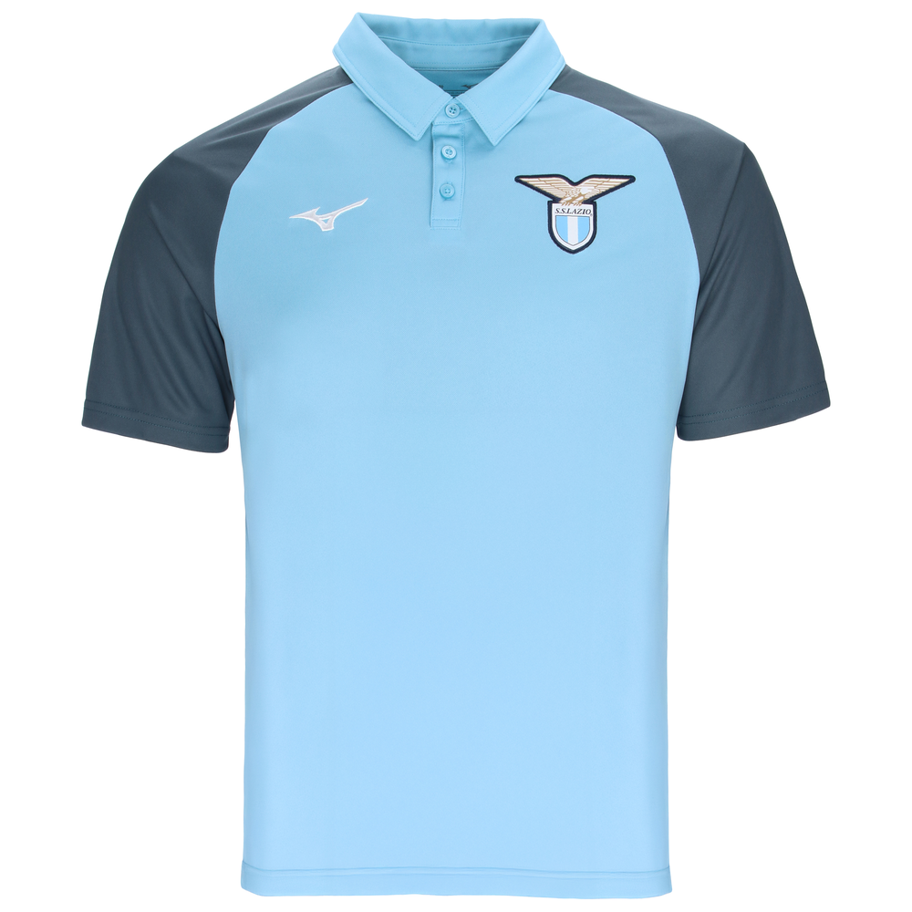 Mizuno Polyester Polo . . Lazio Men Retro Homme TailleL